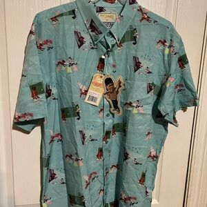 RSVLTS Men's XL “The Sandlot” The Chase Shirt. Ham Porter sticker included!